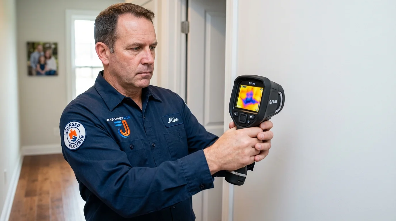 Thermal imaging leak detection by Johns Plumbing LLC in Boonsboro